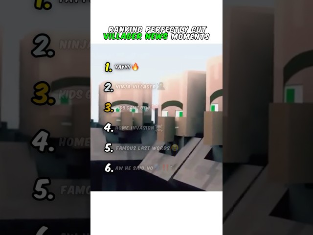 Ranking Villager News Mentality π