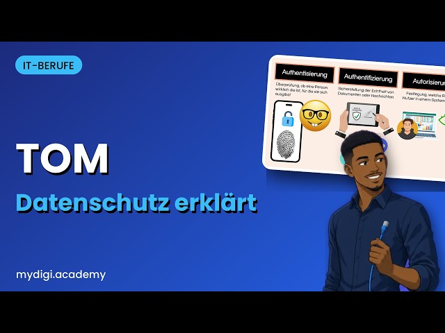 TOM einfach erklärt | Technische & organisatorische Maßnahmen, Datenschutz vs Datensicherheit