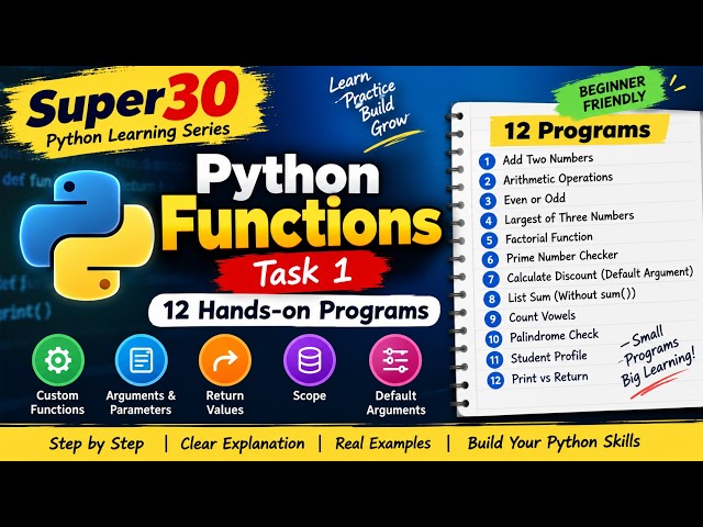 Python Functions Fundamentals