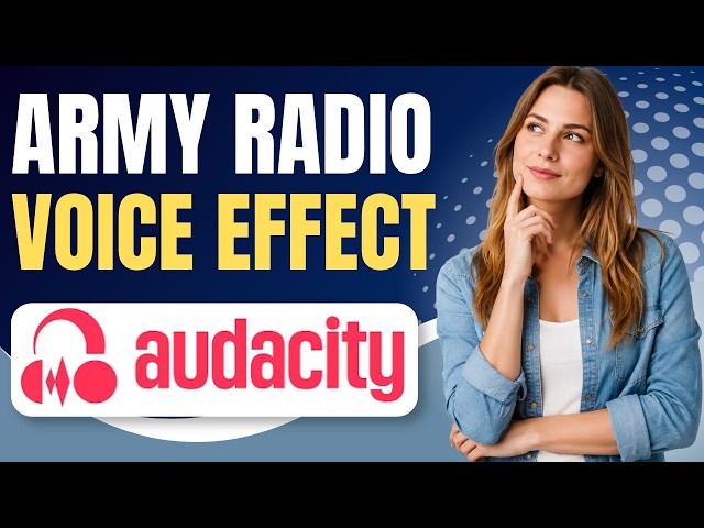 How to do Army Radio Voice Effect in Audacity (Easy Tutorial)