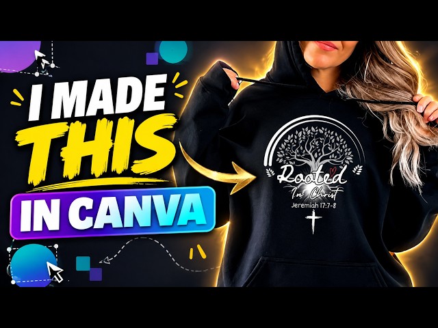 How I created this T-shirt from scratch in Canva
