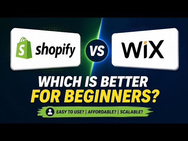 Shopify vs Wix | Which One Is Worth Your Money in 2026 | Honest Comparison for Beginners!