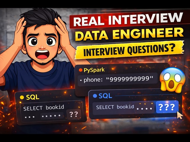 Lloyds Data Engineer Interview: Real Spark + Python + SQL Questions
