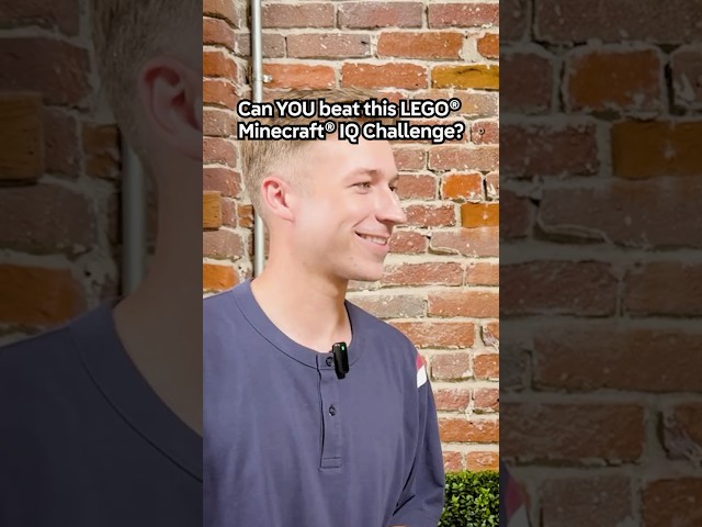IMPOSSIBLE Memory Challenge: #Minecraft Edition ft. @sigils  🐥 #LEGO #Shorts