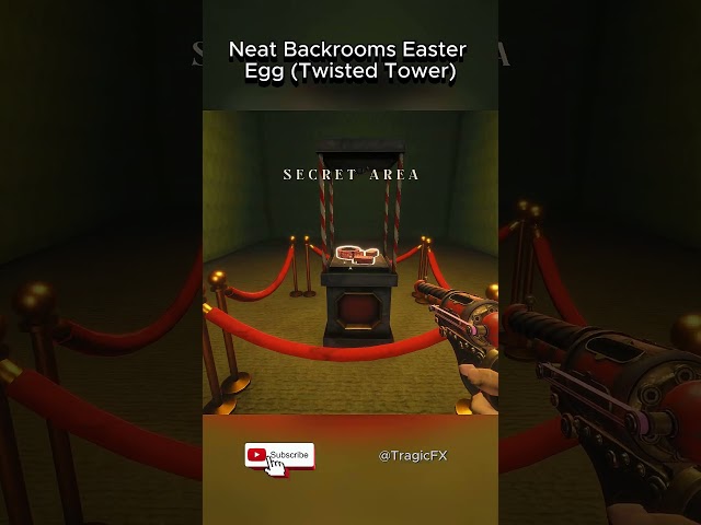 Neat Backrooms Easter Egg (game: Twisted Tower)