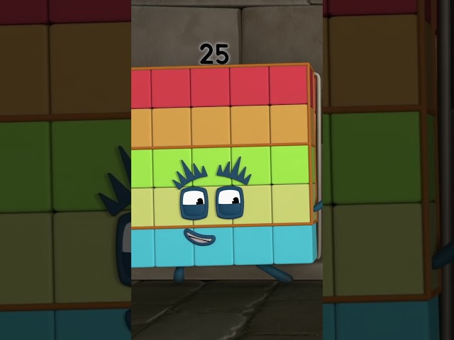 COLORFUL PATTERNS - Part 4 | The Pattern Castle | Numberblocks Spanish #shorts