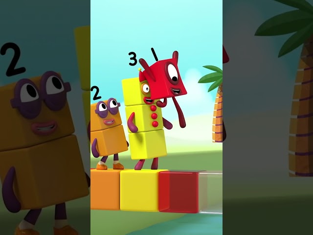 A rainbow of patterns! | Learn to count | Numberblocks
