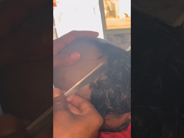ASMR head shave