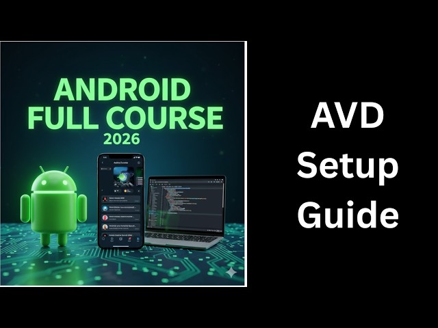 (3) Create Android Emulator (AVD) in Android Studio | Complete Android Course for Beginners