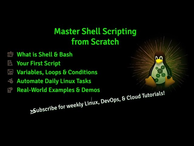 Shell Scripting Tutorial for Beginners | Automate Tasks in Linux