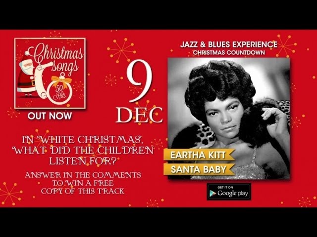 Christmas Songs - Advent Calendar - 9th December (Eartha Kitt)