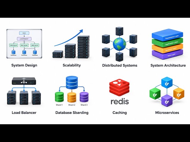 Every System Design Concept Explained | System Design Full Course |  System Design Tutorial