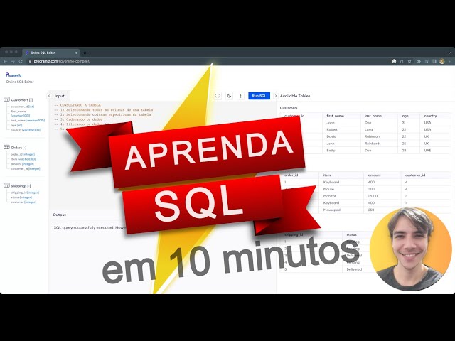 Learn Basic SQL in 10 Minutes | SQL Tutorial