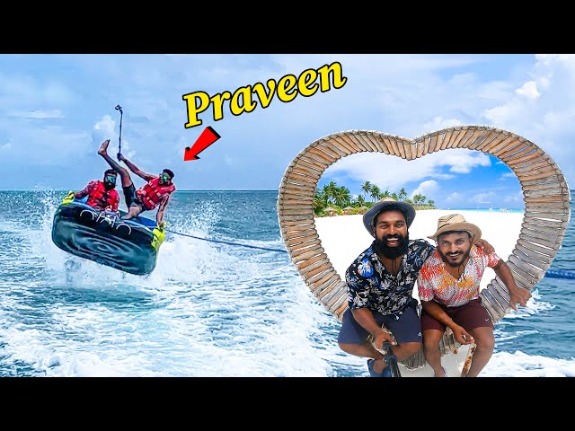 പ്രവീൺ മച്ചാന് അപകടം 😳  | തലനാരിഴക്ക് രക്ഷപെട്ടു | Maldives | M4 Tech |