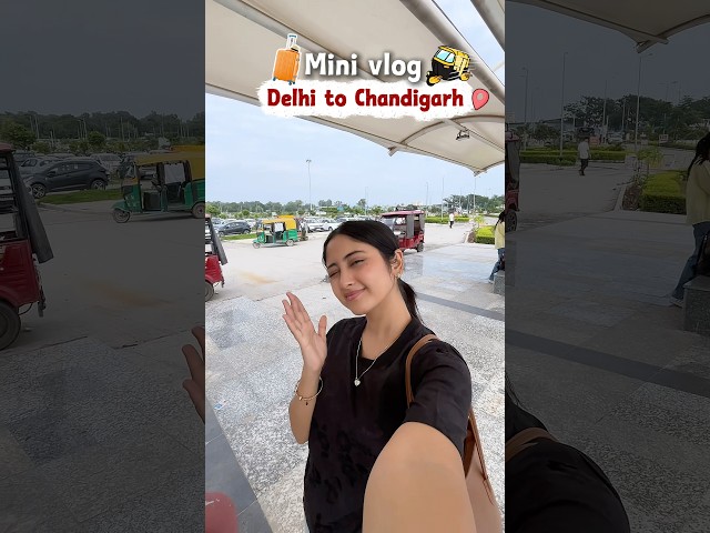 Mini vlog Delhi to Chandigarh 🚆💕 #shorts #minivlog #travelvlog
