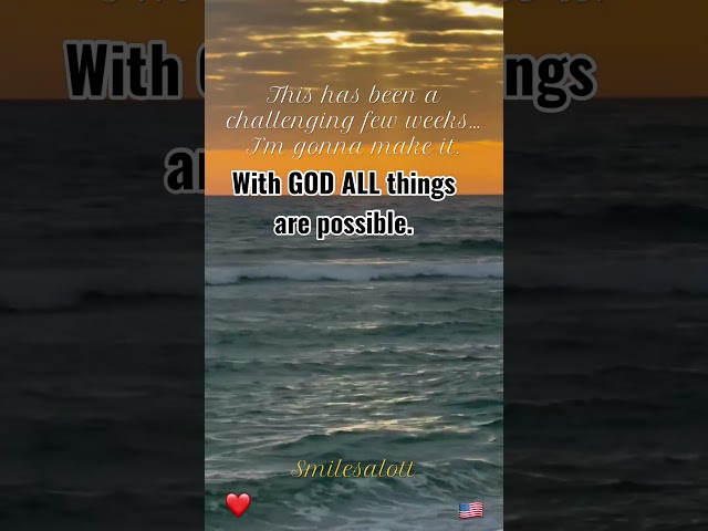 With God All Things Are Possible. #imadeit #godisgood #jesuslovesme #allthingsarepossible #faith