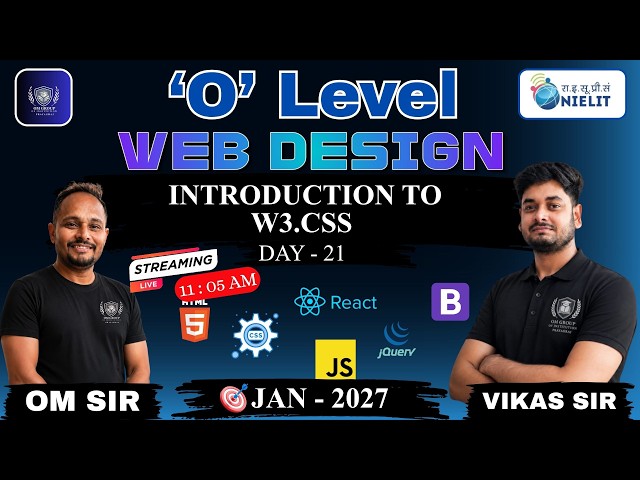 #olevel O Level Web Designing | introduction to W3.CSS | Day 21| part 3 | #webdesign