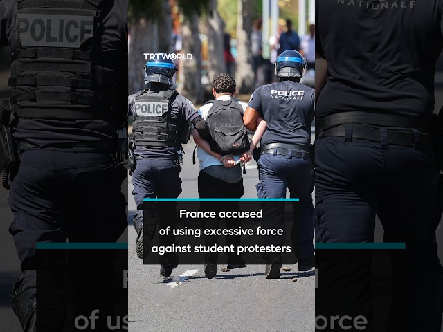 France accused of using excessive force against student protesters