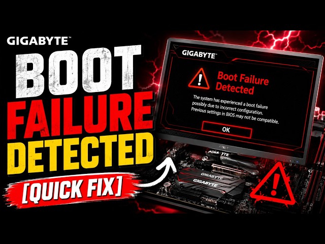 Gigabyte Boot Failure Detected Fix | BIOS Recovery & Boot Loop Solution | Mix Knowbase