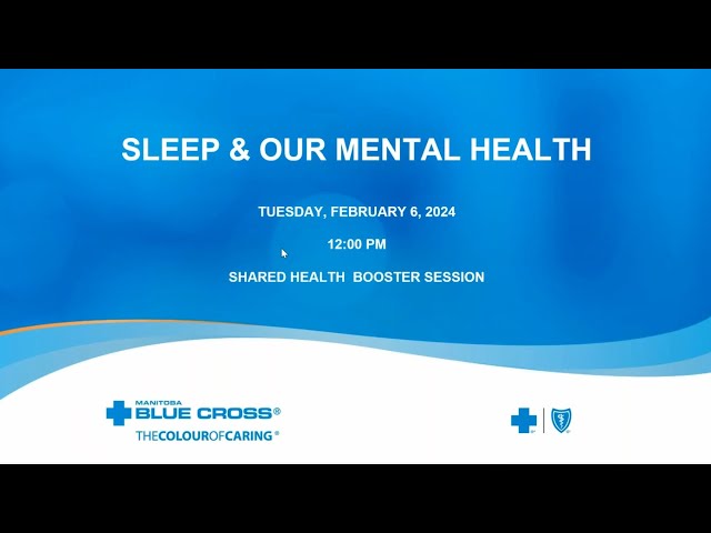 Staff Health & Wellness Booster Sessions  - February 2024 - Sleep and Our Mental Health