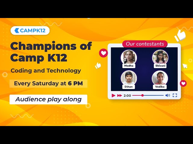 Coding & technology | Champions of Camp K12 | Gameshow for Kids