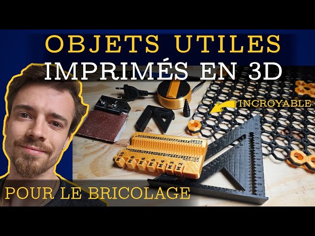 3D printing: 8 essential objects for DIY enthusiasts!
