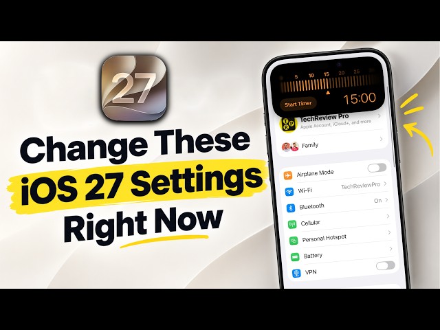 iOS 27 New Settings - Top iOS 27 Settings You Should Change Right Now!