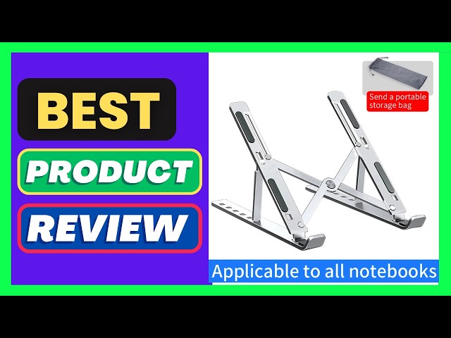 Aluminum Alloy Laptop Holder Stand Adjustable Foldable Portable