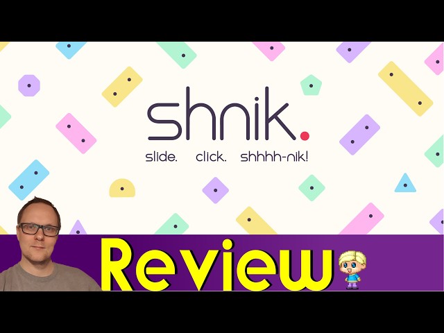 Shnik - Review | Slide... Click... Shnik?! Minimalist, Budget Puzzler