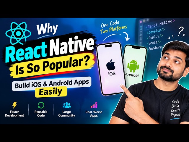 Why React Native Is So Popular? Build iOS & Android Apps Easily