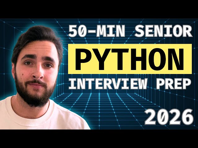 50 Advanced Python Concepts to get a Senior Developer Job in 2026