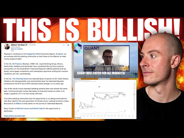 THIS IS INSANELY BULLISH! Quant = Crypto Adoption!!!! XRP Price Prediction, Crypto Bottom Structure!