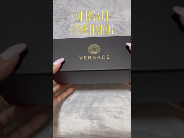 VERSACE UNBOXING - Óculos de Sol Icônico | #fashion #sunglasses #unboxing #versace #style #luxury
