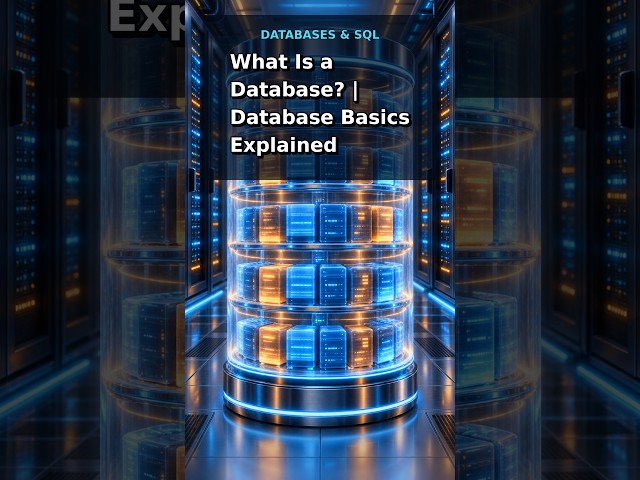 What Is a Database? Database Basics Explained | SQL & DBMS Interview #bvrk #bvrktechtutorial