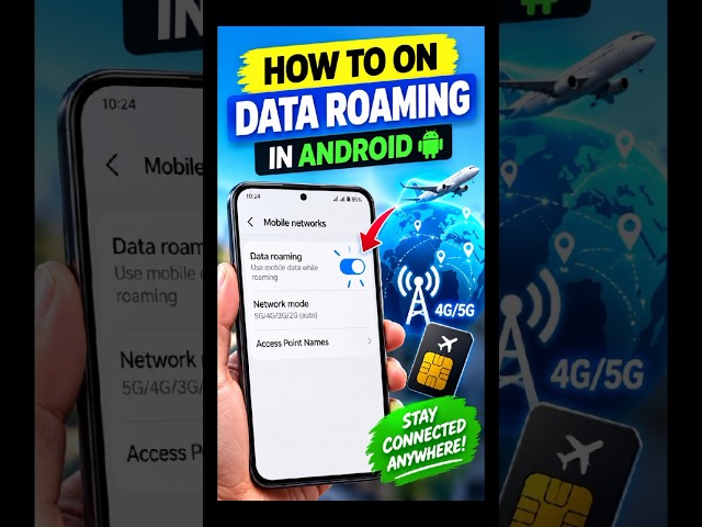 How to Turn On Data Roaming in Android (Step-by-Step) ⁉️