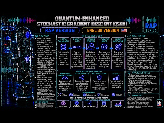 QSGD: When Quantum Computing Trains AI 🎧 RAP Music Explanation