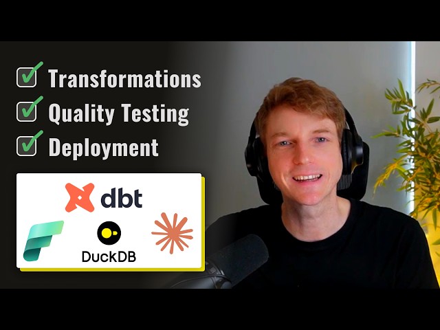 Can i use DBT & DuckDB for my Microsoft Fabric transformation layer?