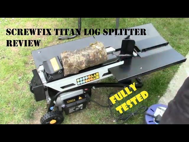Screwfix Titan TTB762LSP Log Splitter 1.5KW 4 Ton Review