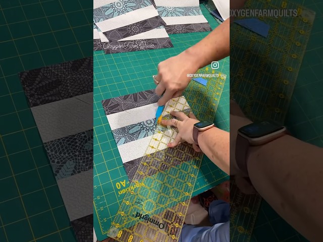 Simple & Fast Strip Piecing with the Walking Trails Quilt Block! Slower tutorial on my channel 😊🐢