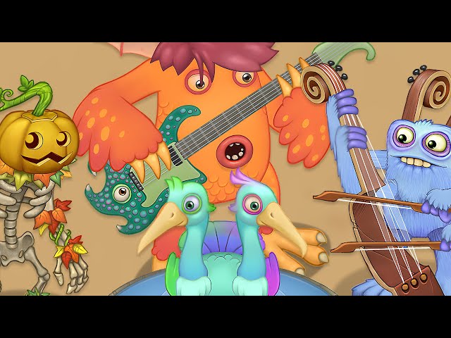 Punkleton, Riff, Bowgart, Quibble - Gold Island Quartet (My Singing Monsters)