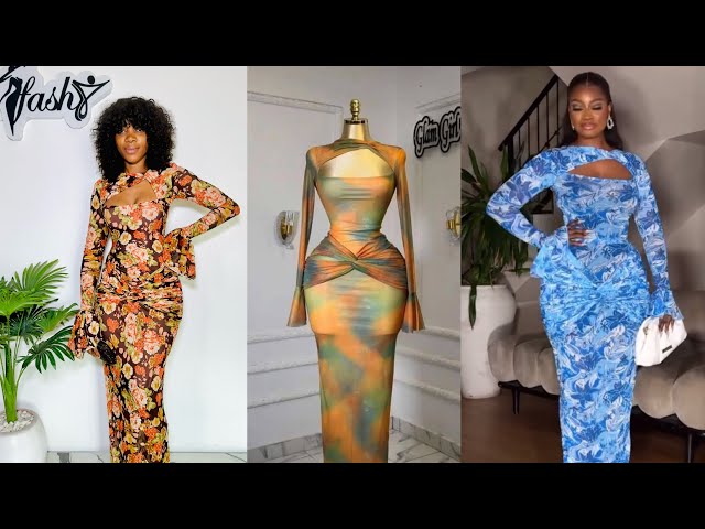 How To Cut a Stylish Mesh Dress with Keyhole Neck and front twist