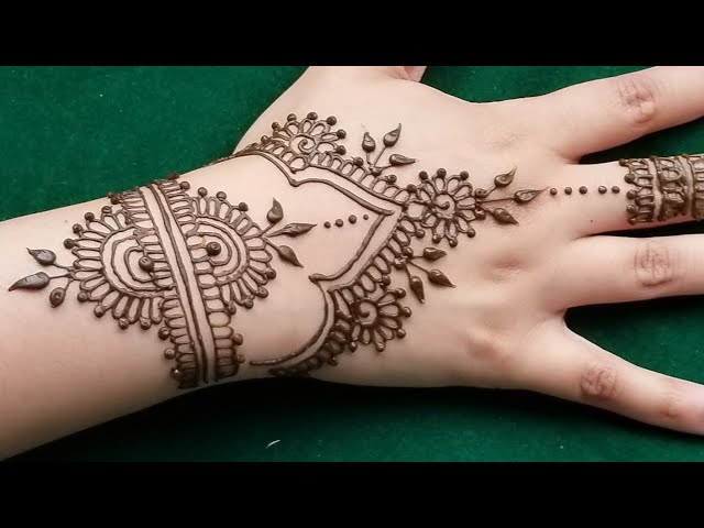 Henna Tutorial: Very Gorgeous And Easy Henna Design For Beginners