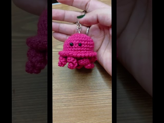 Super Cute & Tiny DIY Crochet Octopus! 🐙 (Under 30 Mins!)
