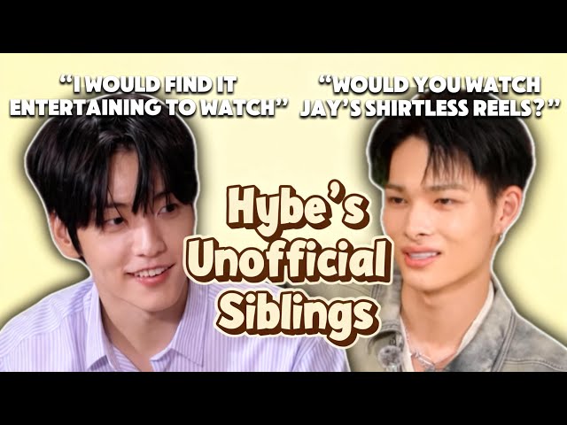 TXT and ENHYPEN Being HYBE's Unofficial Siblings part 2