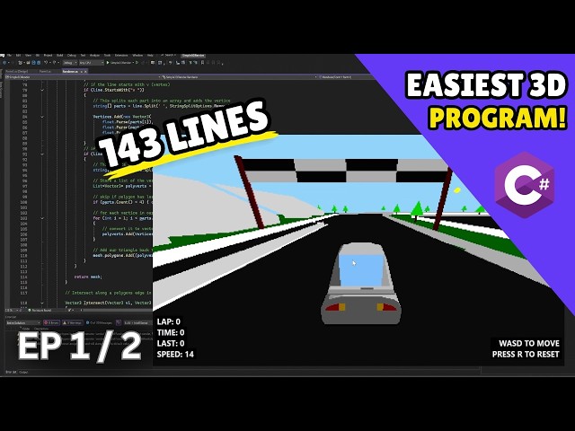 The Easiest 3D Program YOU Can Code in C# (No OpenGL)