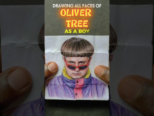 Drawing All Faces of Oliver Tree 🕊️❤️ RIP #art #olivertree #explore