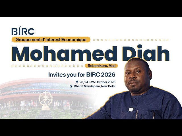 Mohamed Diah, Groupement d' interest Economique, Sebenikoro, Mali, Invites for BIRC 2026