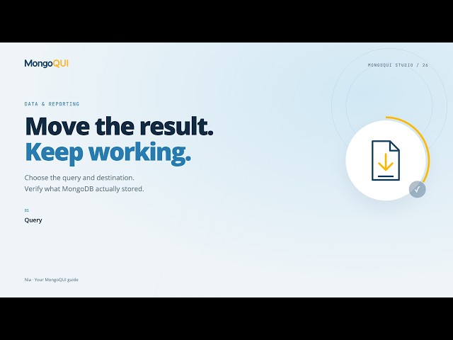 Export MongoDB Query Results to Another Collection | MongoQUI