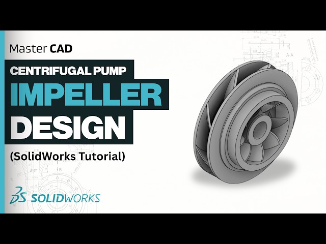 Centrifugal Pump Impeller Design in #solidworks | Step-by-Step Tutorial | Master CAD Studio