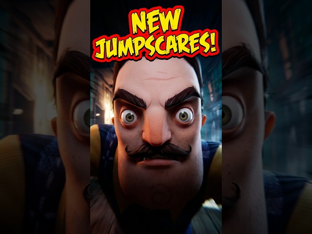 HELLO NEIGHBOR 2 - All New JUMPSCARES 😱 #shorts